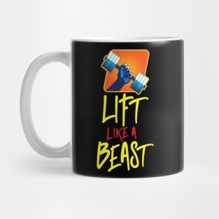 'Lift Like A Beast' Lover Fitness Mug